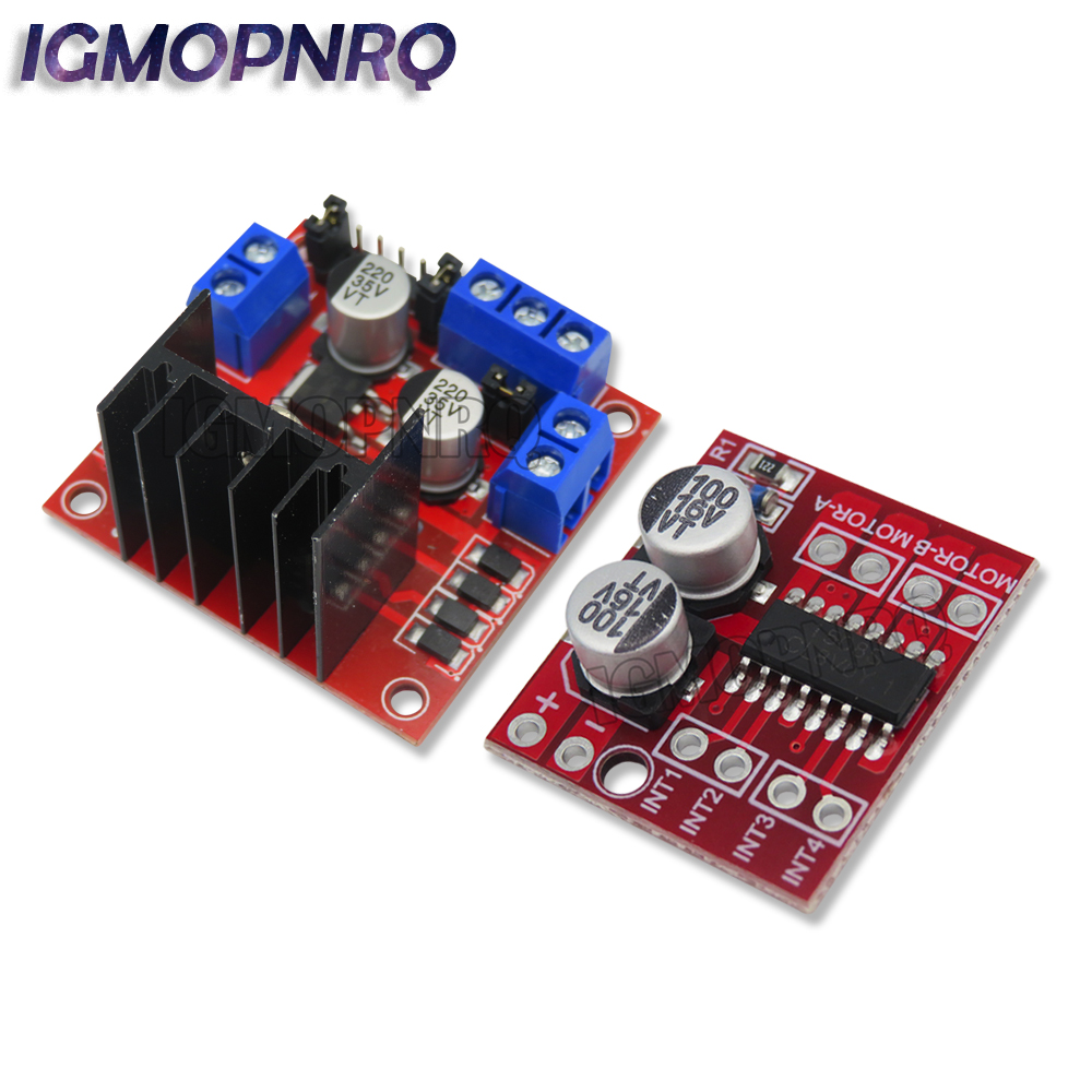 L298N Motor Driver - L298nドライバーボードモジュール、298nステッピングモーター、スマートカーロボットのブレッドボード、ペッティアハイパワーl298 dcモータードライバーfordarduw