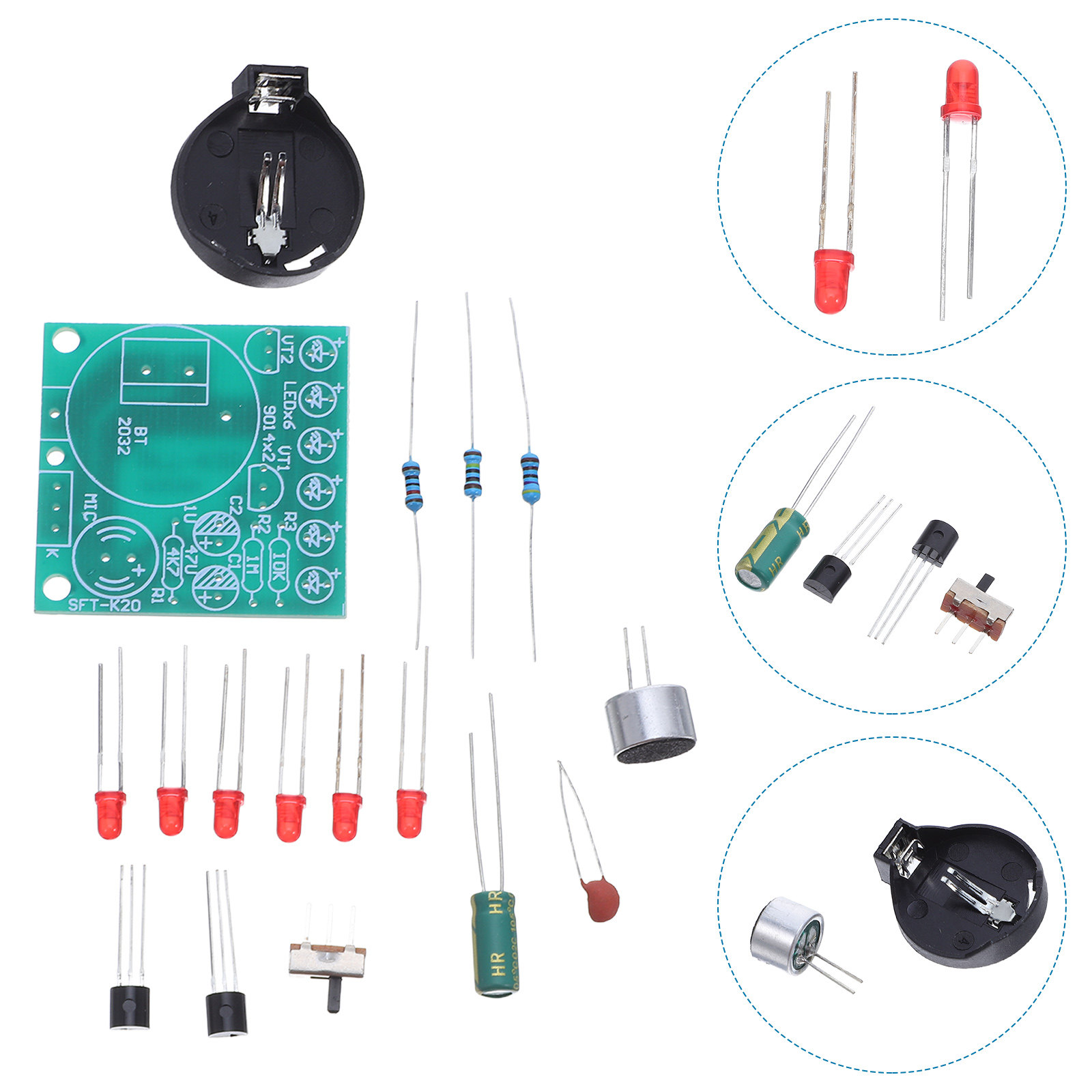 Diy Electronics Kits For Adults - 音声制御LEDメトロノームキット DIY電子工作キット 大人向け教育用はんだ付け練習 ホームデコレーション パーティー用