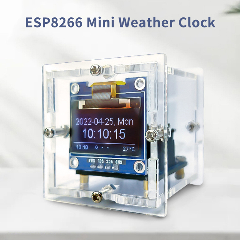 Diy Soldering Station No Electronics - ESP8266 ミニ天気時計 WIFI デジタル時計 DIY はんだ付けキット