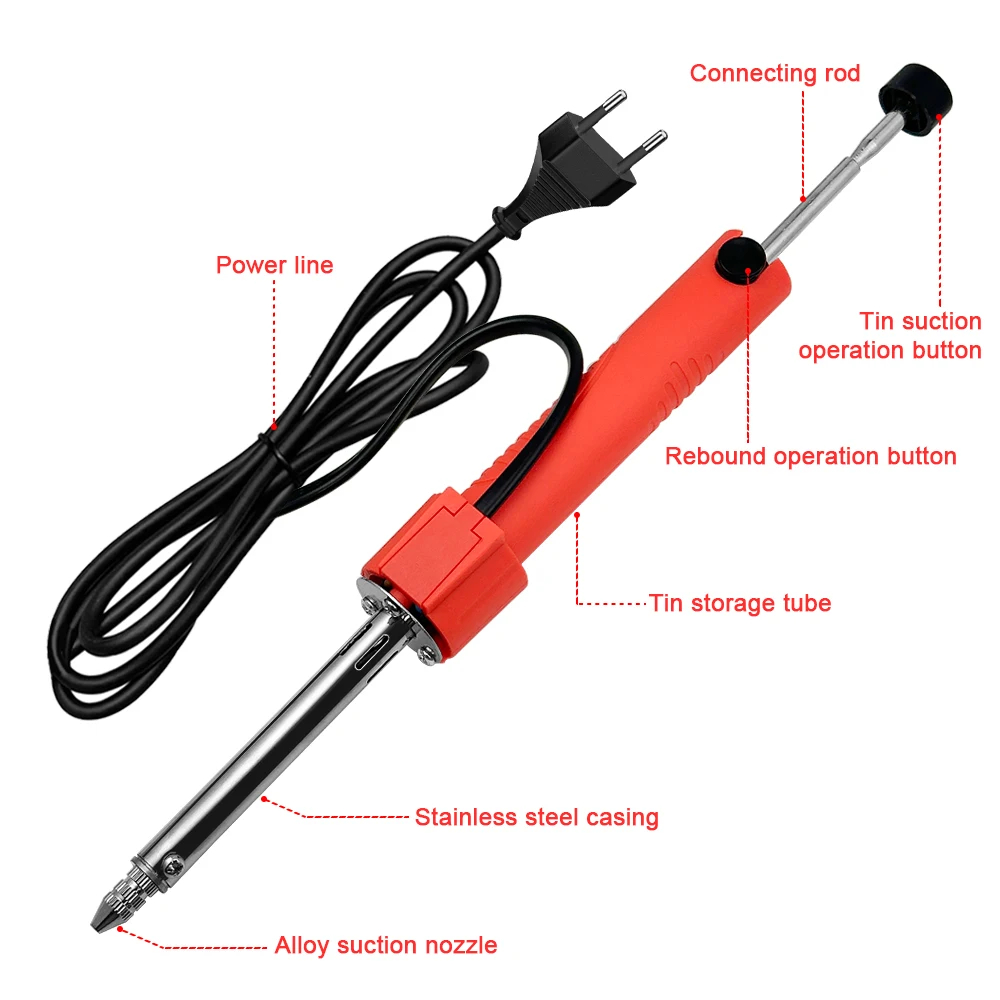 30W電気加熱式はんだ吸い取り器/はんだ吸い取りポンプ/はん - Desoldering Pump Solder のレビューと価格