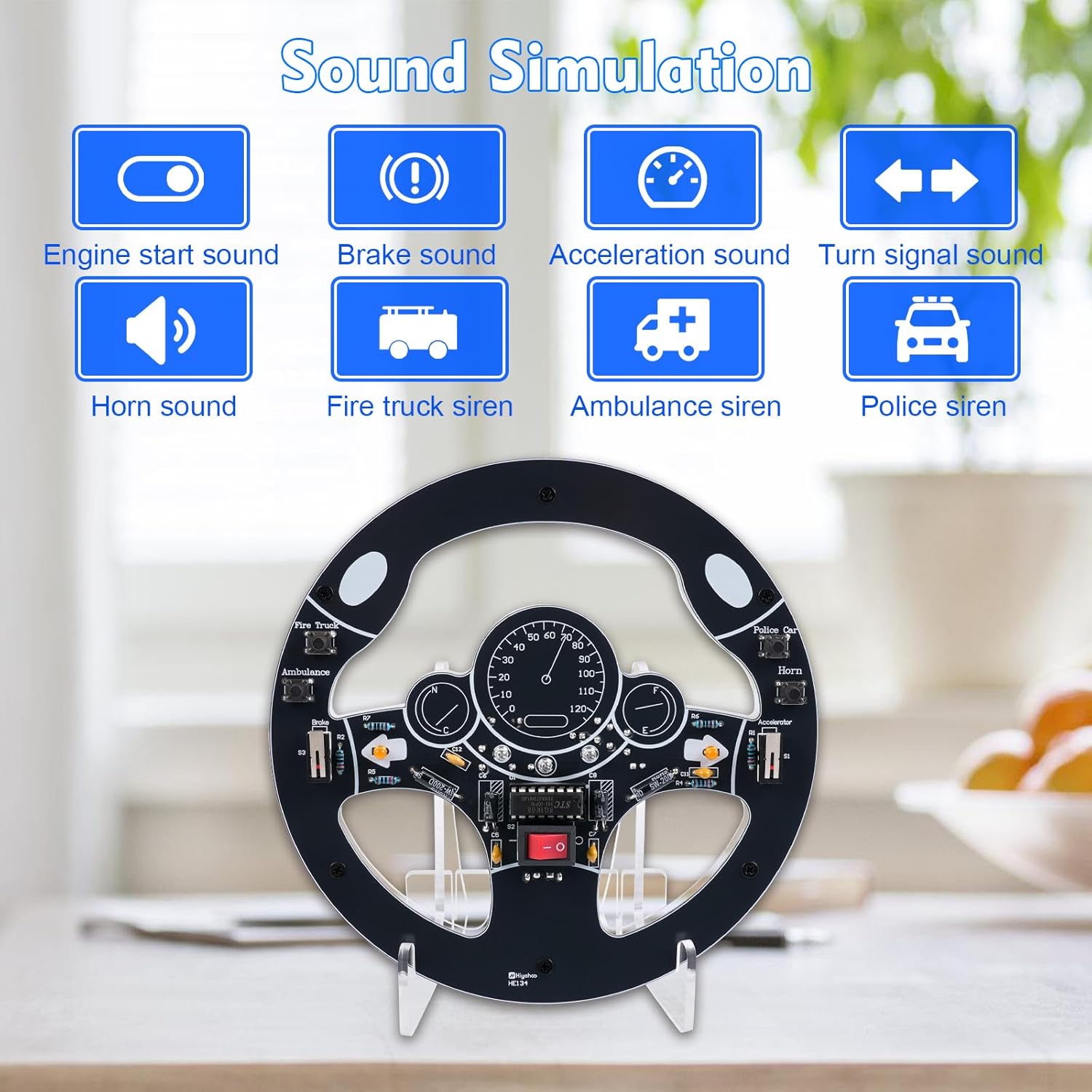 車のステアリングホイールDIYはんだ付けキットインタラクティ - Diy Electronics Kits For Adults のレビューと価格