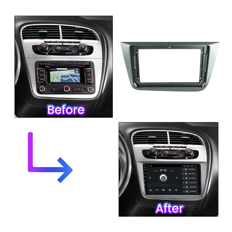 マルチメディアラジオフレームキット 9 インチダッシュボード - Diy Electronics Radio のレビューと価格