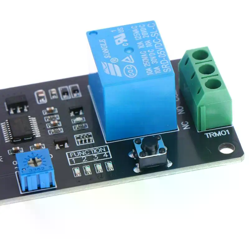 タイマーリレーモジュール調整可能な遅延オンオフスイッチセルフ - Useful Diy Electronics Projects のレビューと価格