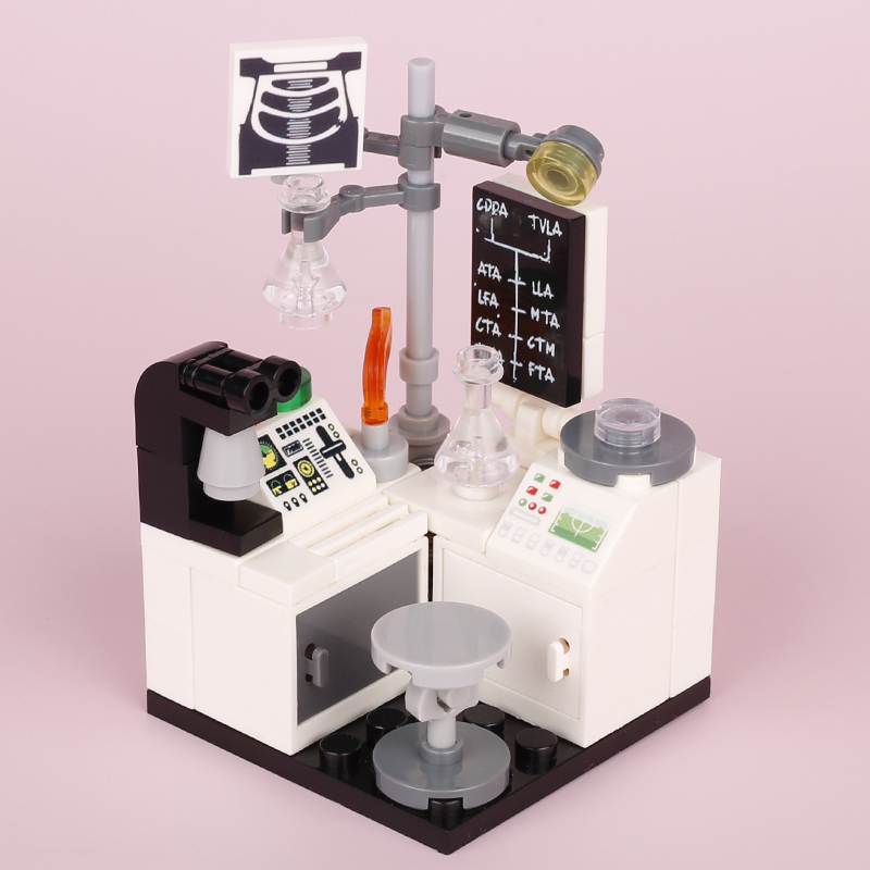 Moc-Cityラボラボビルディングブロックキット、フック、 - Diy Electronics Workbench のレビューと価格