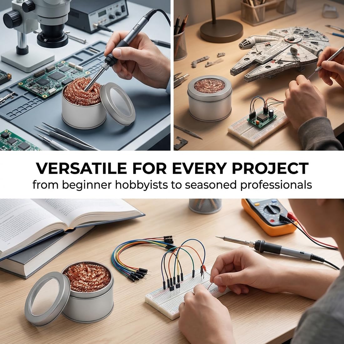 電子機器修理用はんだ付けステーション銅線チップクリーナーボー - Diy Soldering Station No Electronics のレビューと価格