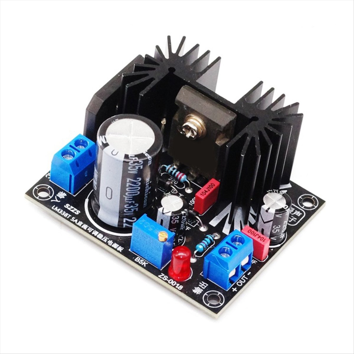 TCE 調整可能なリニア安定化電源ボード LT1083 7A - Diy Electronics Filament のレビューと価格