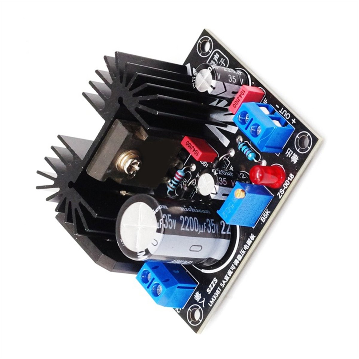 TCE 調整可能なリニア安定化電源ボード LT1083 7A - Diy Electronics Filament のレビューと価格