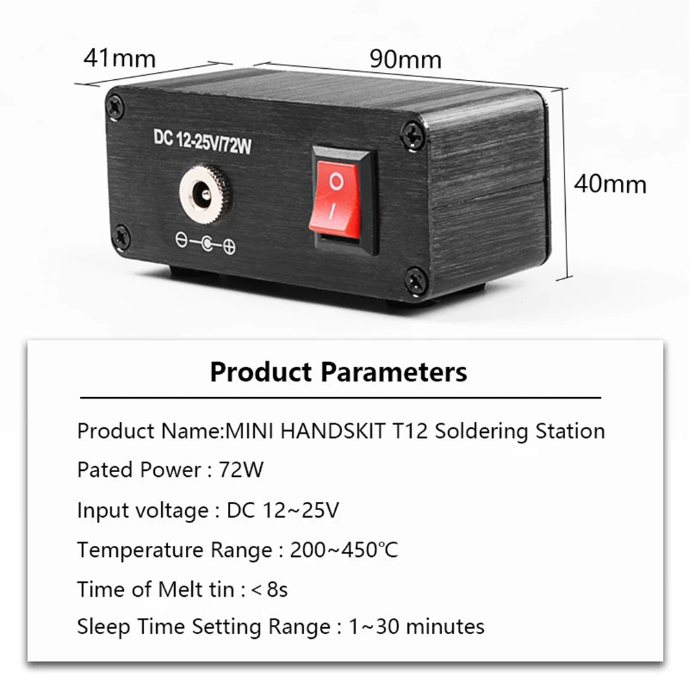デジタル T12 はんだステーション温度調節可能 72 ワッ - Diy Soldering Station No Electronics のレビューと価格