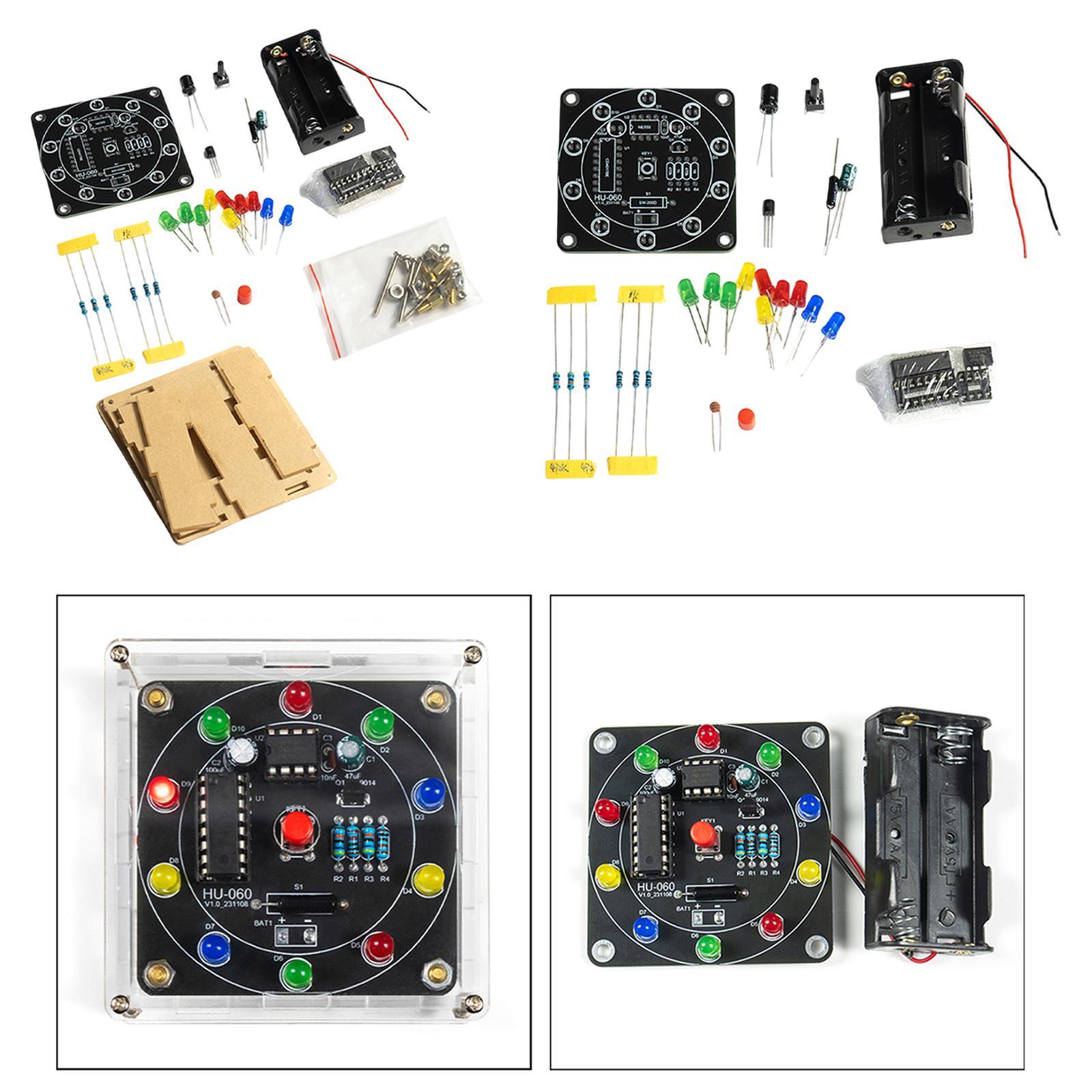 DIY 電子ラッキーフォーチュンホイールキット Ne555  - Diy Electronics Kits For Adults のレビューと価格