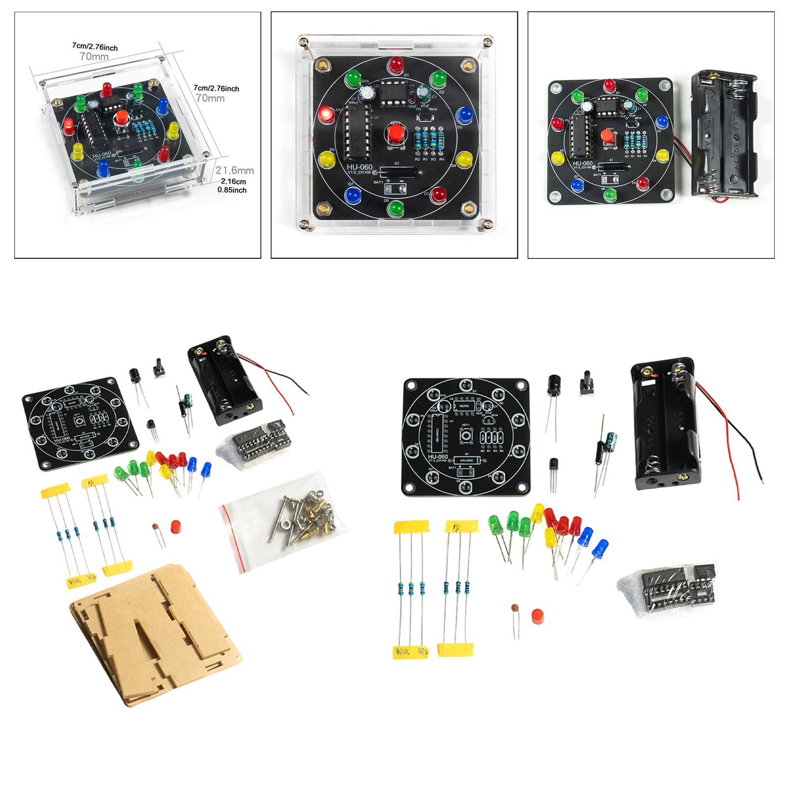 DIY 電子ラッキーフォーチュンホイールキット Ne555  - Diy Electronics Kits For Adults のレビューと価格