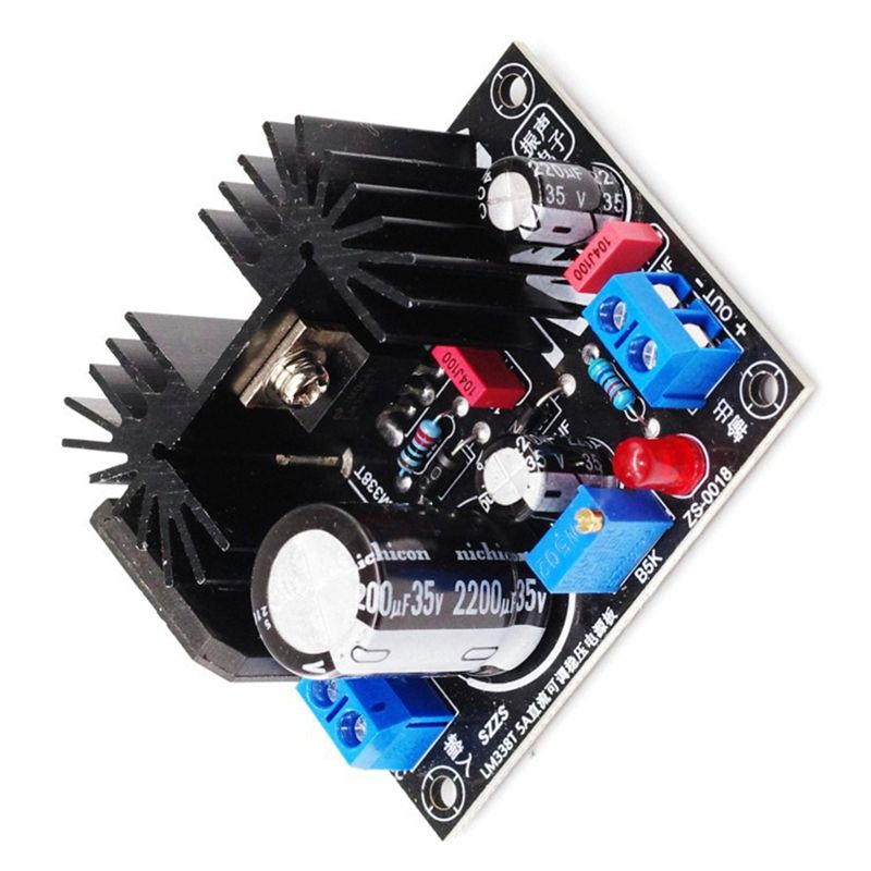 LM338 5A 出力調整可能なリニア安定化電源ボードフィラ - Diy Electronics Filament のレビューと価格