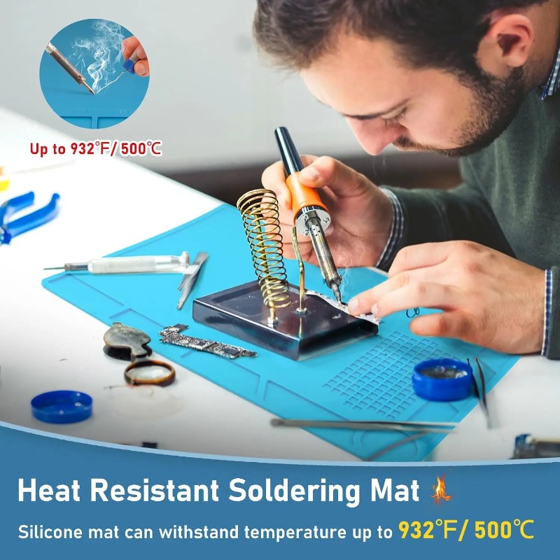 シリコン修理マット 熱断熱 はんだ付けステーションパッド 回 - Diy Soldering Station No Electronics のレビューと価格