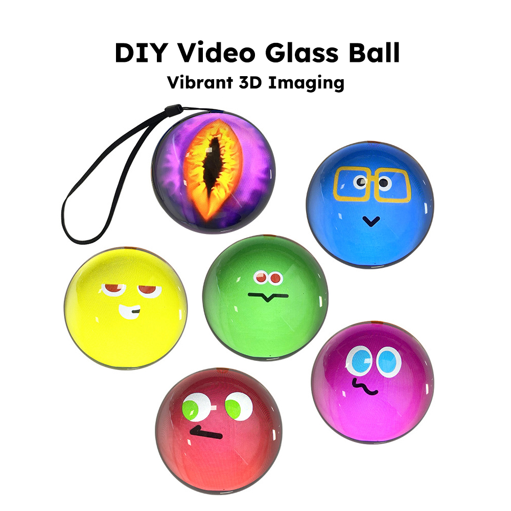 マジック 3D クリスタルボール電子 DIY ビデオフォトボ - Diy Electronics Videos のレビューと価格