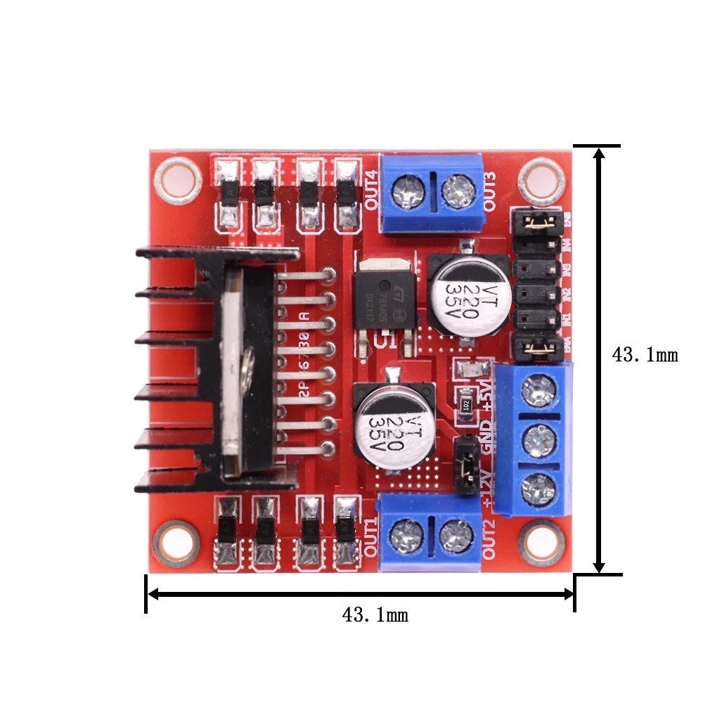 1～100個 L298N デュアルチャンネル DC ステッピ - L298N Motor Driver のレビューと価格