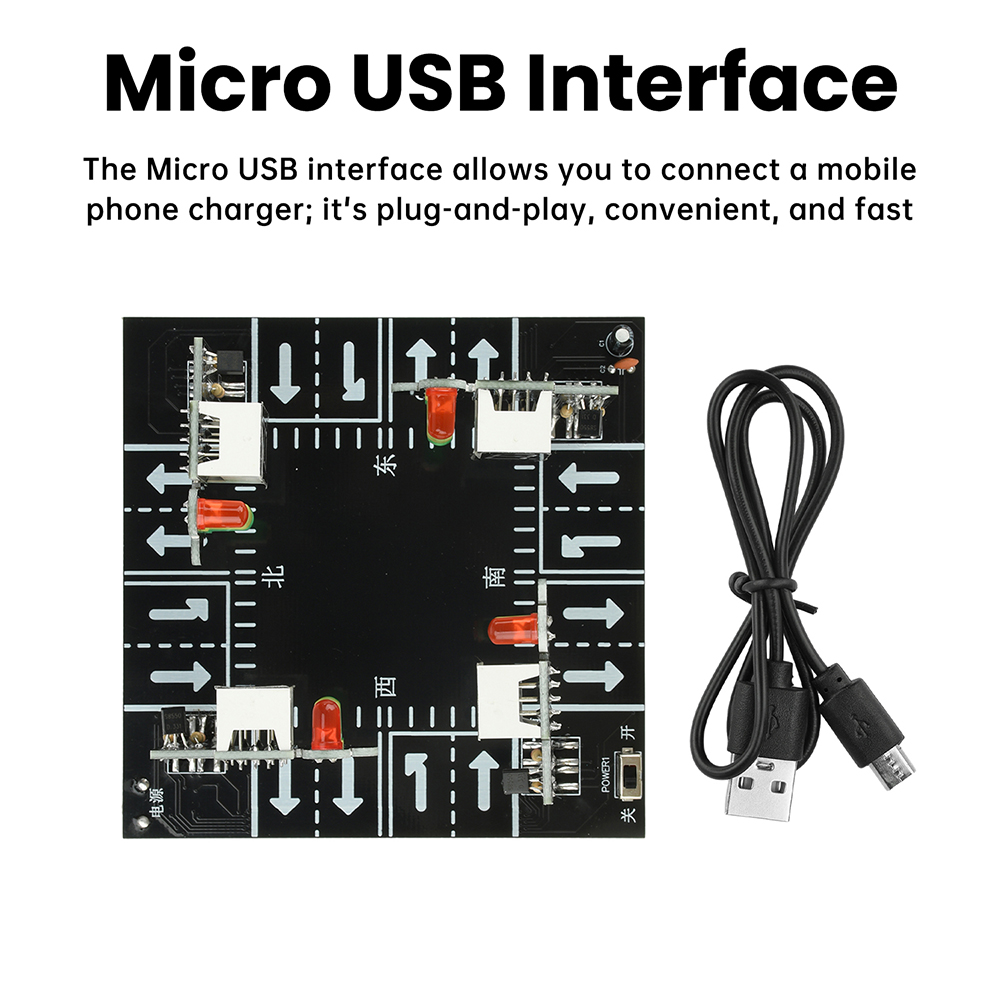 サウンド付き信号機シミュレーターキット 点滅ライト DIY  - Diy Electronics Kits For Adults のレビューと価格
