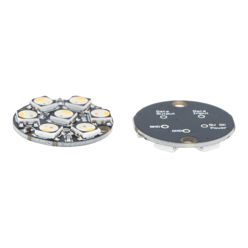 WS2812 7ビットラウンドLED回路基板プログラマブル高 - Useful Diy Electronics Projects のレビューと価格