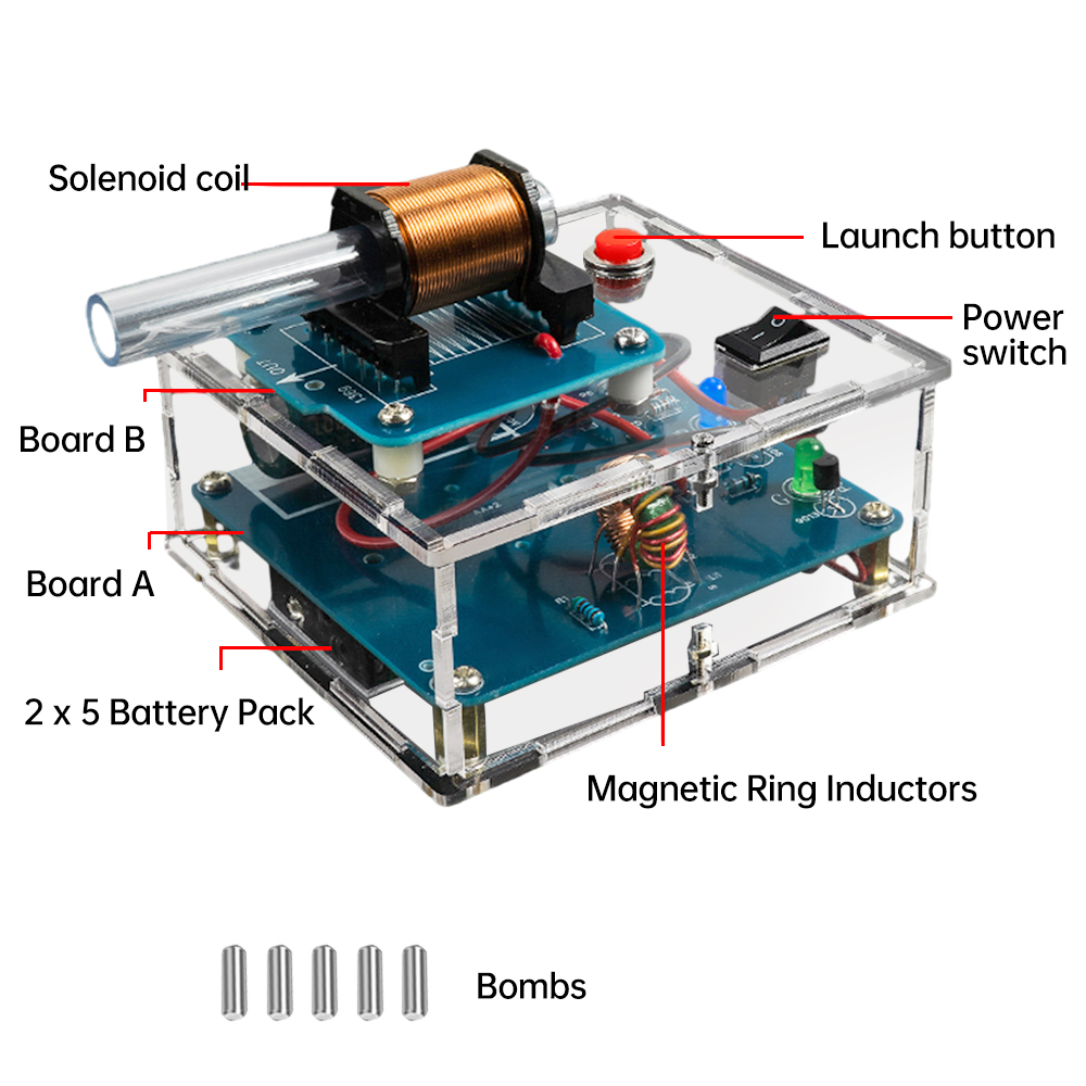 高電圧電磁送信機,日曜大工キット,コイルブーストモジュール, - Diy Electronics Workbench のレビューと価格