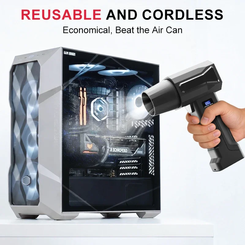 3120000RPM ジェットエアブロワー 超強力風圧 充電 - Diy Electronics Cleaner のレビューと価格