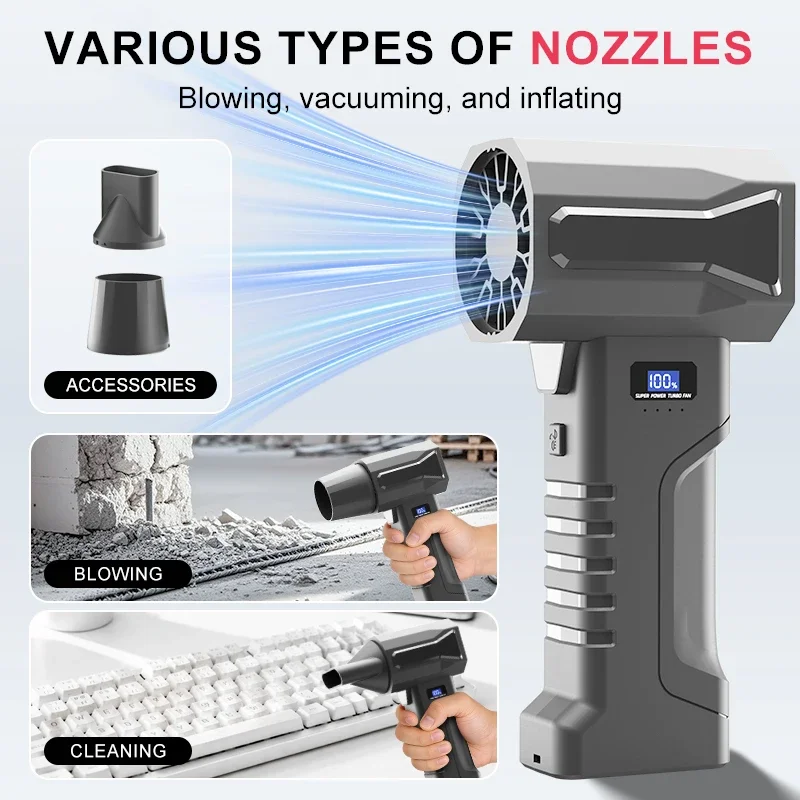3120000RPM ジェットエアブロワー 超強力風圧 充電 - Diy Electronics Cleaner のレビューと価格
