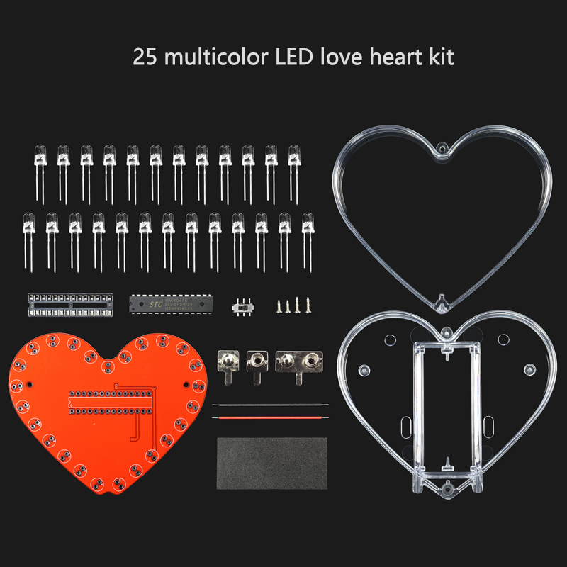 DIY 電子キット 25/32 LED RGB カラフルな流 - Diy Electronics Workbench のレビューと価格
