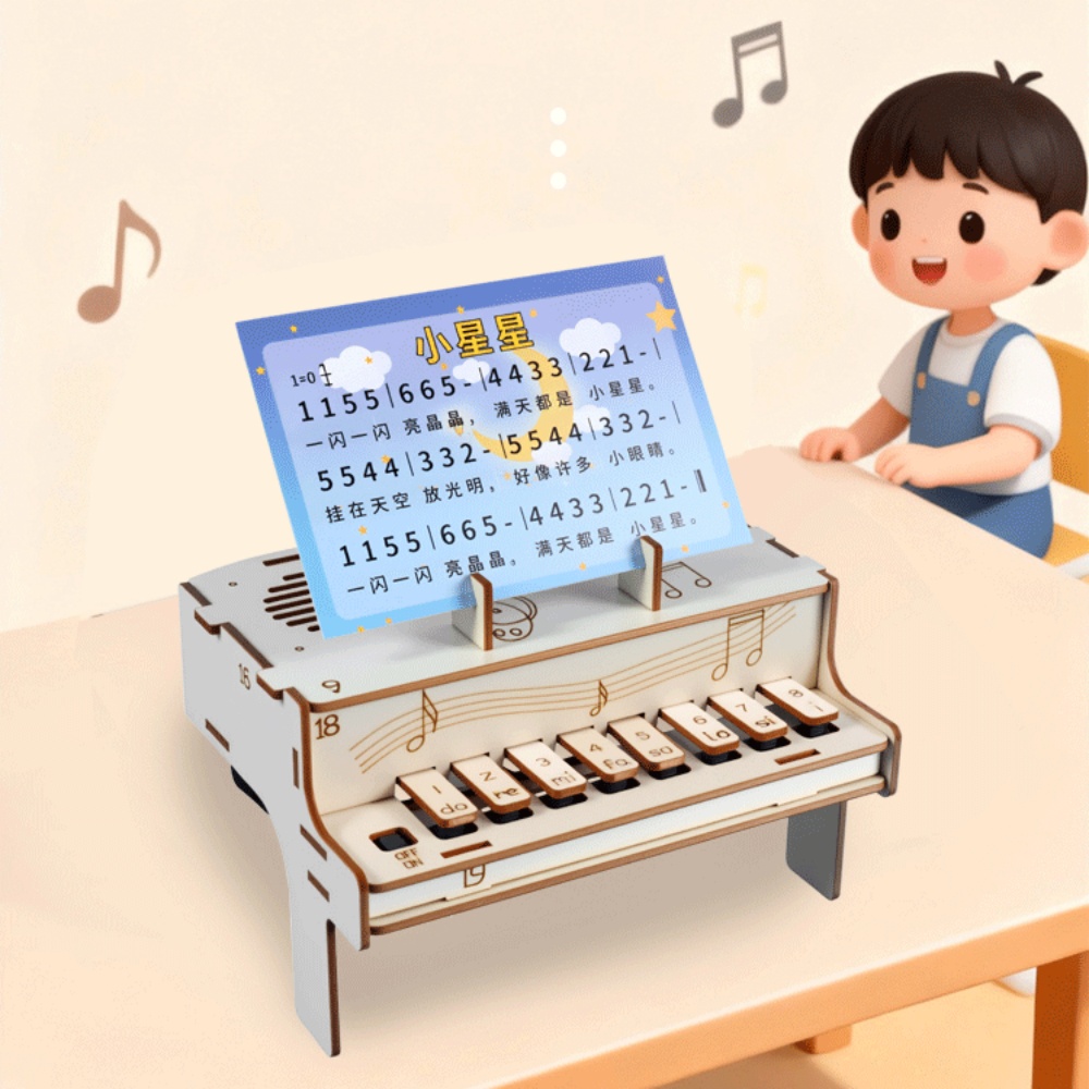 DIY 木製電子ピアノモデル STEM 組み立てキット物理学 - Diy Electronics Kits For Adults のレビューと価格