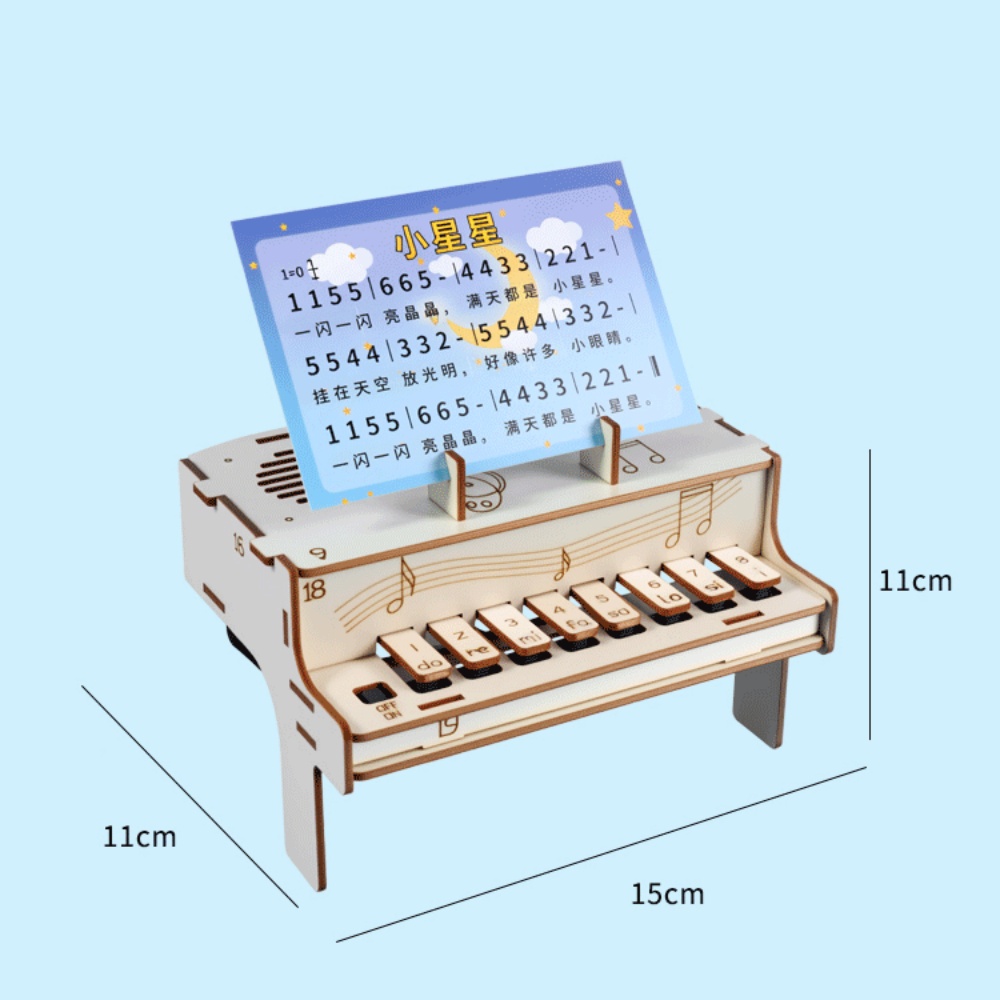 DIY 木製電子ピアノモデル STEM 組み立てキット物理学 - Diy Electronics Kits For Adults のレビューと価格