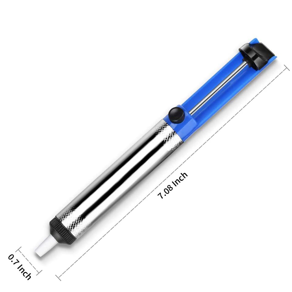 アルミニウム合金製はんだ吸い取りポンプ、片手で使用できる強力 - Desoldering Pump Solder のレビューと価格