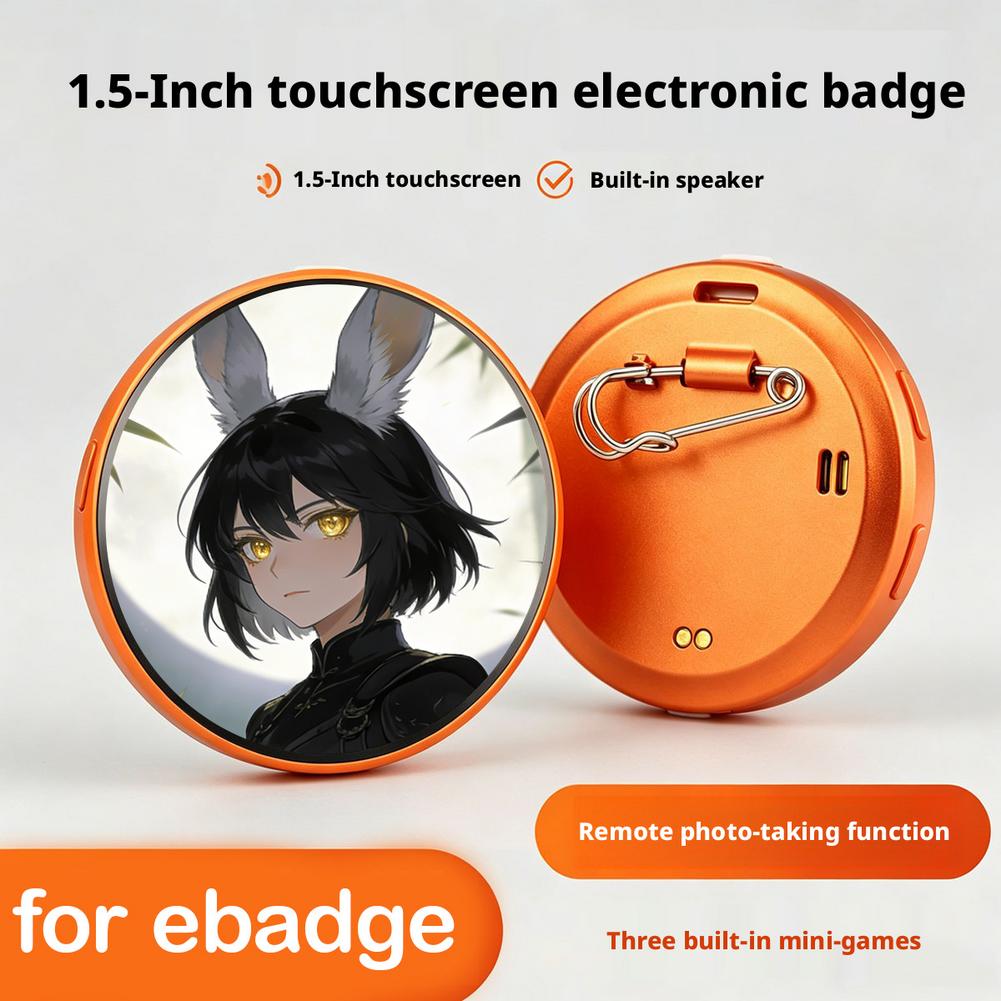 Ebadge 電子バッジペンダントアニメ 2D バッジ写真ビ - Diy Electronics Videos のレビューと価格