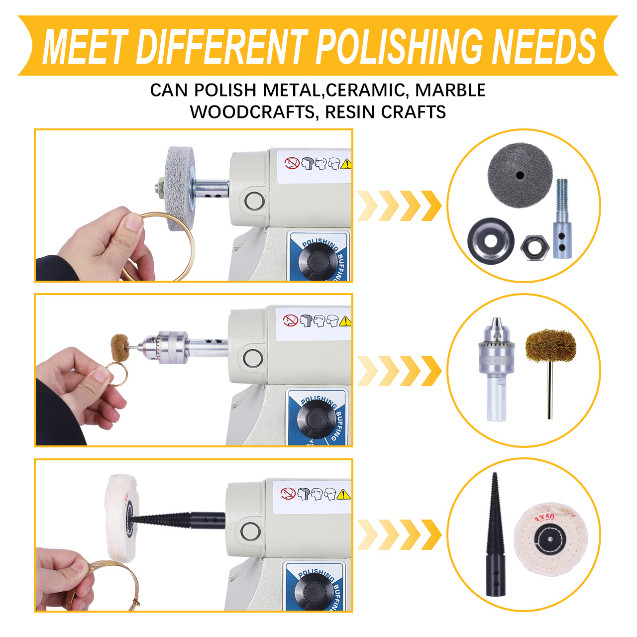 TOOLTOS調整可能速度ジュエリー研磨＆研削機ベンチ旋盤ツ - Diy Electronics Workbench のレビューと価格